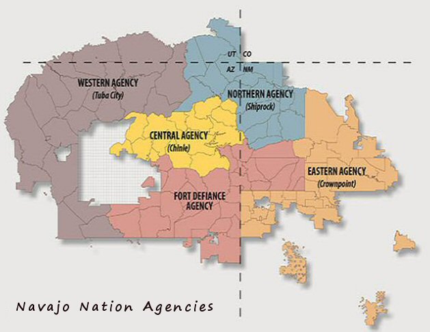 District Boundaries Diné Nihi Kéyah Project Navajo Nation Land History Law And Custom 