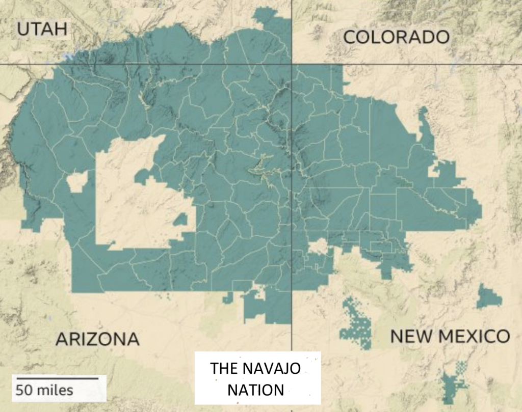 Administrative Boundaries Diné Nihi Kéyah Project Navajo Nation Land History Law And Custom 